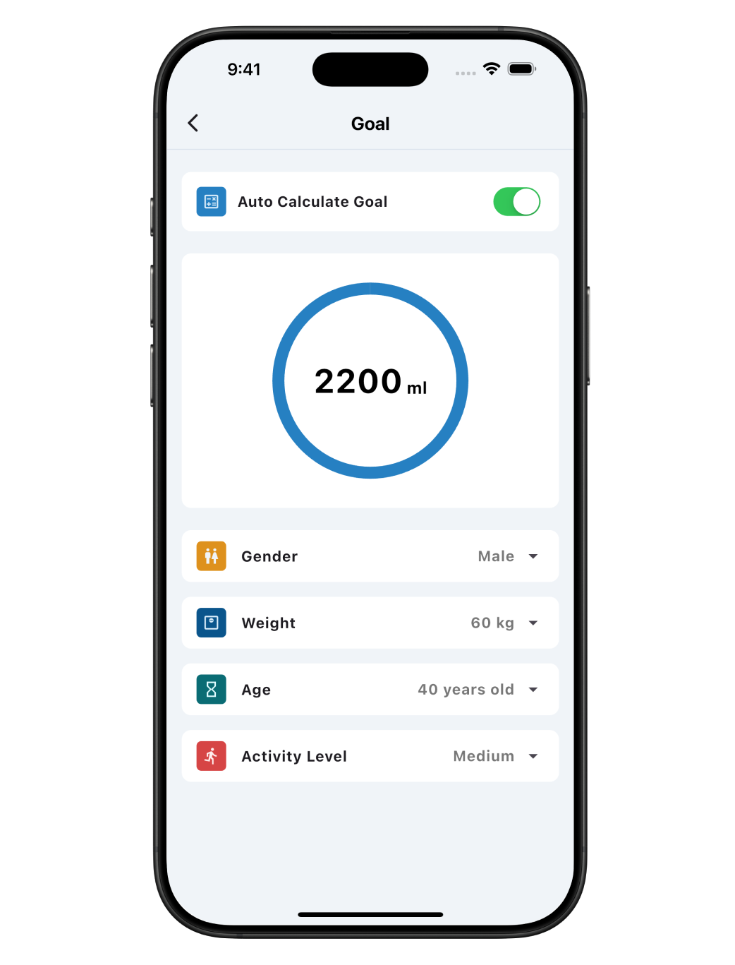 Health Support with Goal Setting details